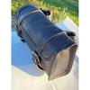 Real Goat Leather Tool Bag Motorcycle Saddle Vintage Genuine