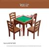 DEMANKE Solid Wood Folding Game and Dining Table