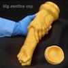 Gold Silicone Dildo Large Anal Plug Sex Toy Fisting Masturbator Big Dick Realistic Penis Strap on Cock