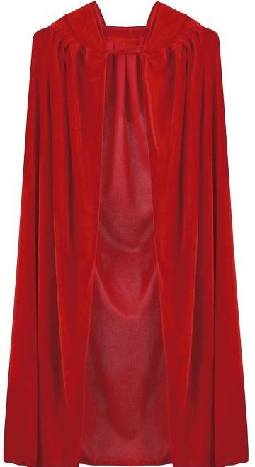 Red Devil Vampire Hooded Cape 100cm