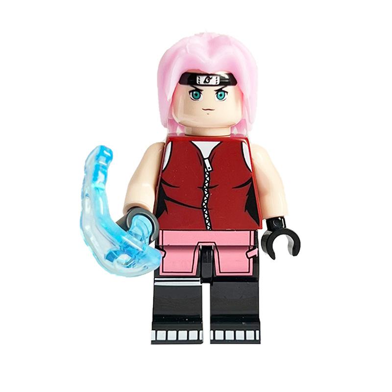 Ninja Warrior Superhero Doll With Weapon Single Building Block Assembly Toy
