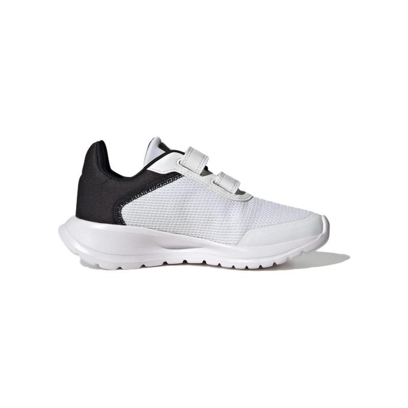 Adidas TENSAUR Abrasion Resistant Low Top Kids' Running Shoes White Black Kids' Sneakers IF0354