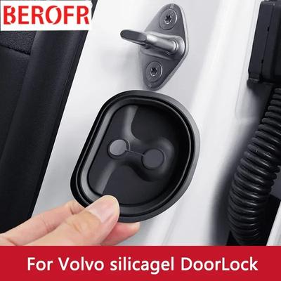 4 szt. Silikonowa osłona ochronna na klamrę zamka drzwi samochodowych zapobiegająca kolizjom Dla Volvo S90 XC60 V40 V90 XC40 XC90 XC60 V60 S60 Akcesoria