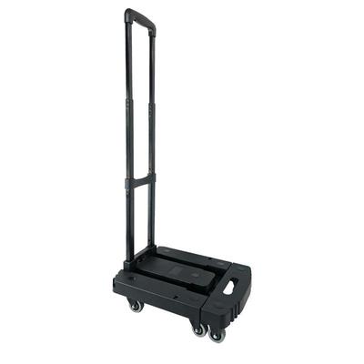 Portable Six-Wheel Foldable Plastic Flatbed Trolley Cart