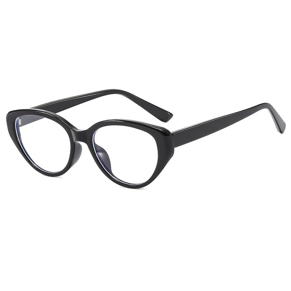Retro Maillard Cat Eye Glasses Can Be Equipped With Myopia Lenses, Advanced Plain Frames, Women'S Anti-Blue Light Glasses
