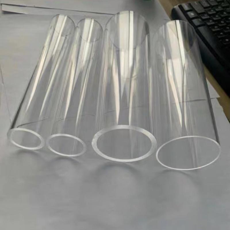 1-4Pcs Length 500mm High Transparent Acrylic Pipe OD 5mm 6mm 8mm 10mm-85mm PMMA Plexiglass Round Tube