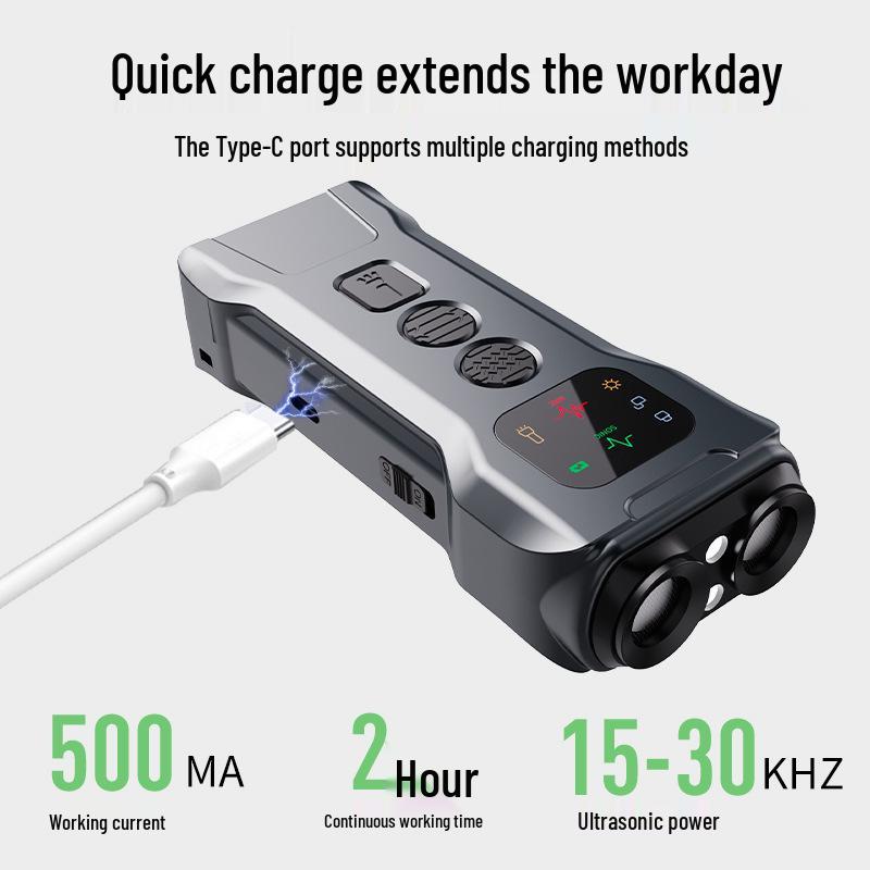 Ultrasonic Dual-Head Dog Trainer & Bark Stopper