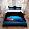 Custom Textile Cars Bedding 3 Piece Set HD Print Duvet Cover Pillowcases for Teens Adult Bedroom Decoration