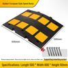 High-Quality Thickened Rubber Speed Bump for Road Safety
