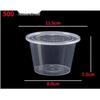 Disposable Food-Grade Round Takeaway Containers with Lids