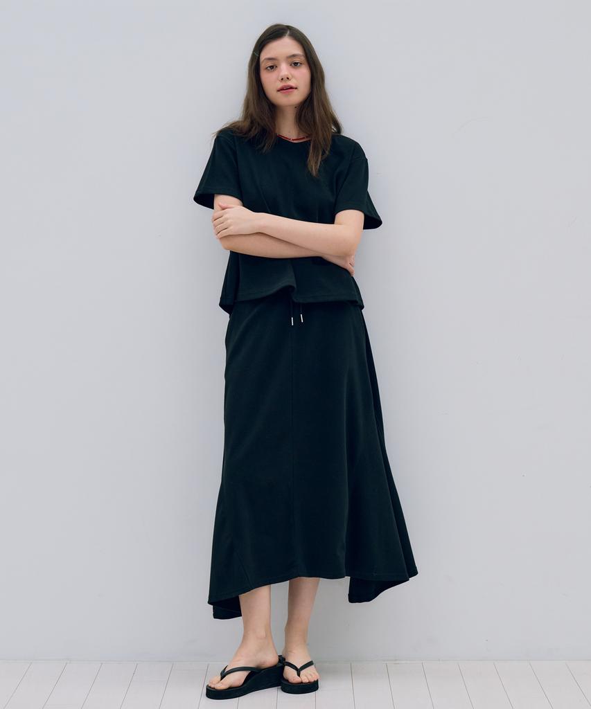 Metapeo Met Daily Modern Long Skirt Modern Black