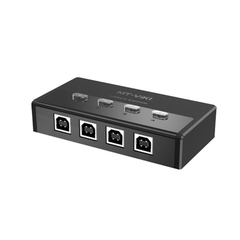 Multiple PC Printer Connector USB 2.0 Connection 20.7MB/s Transfer Rate Space Saving Device With Condition Light For Shared Workstations