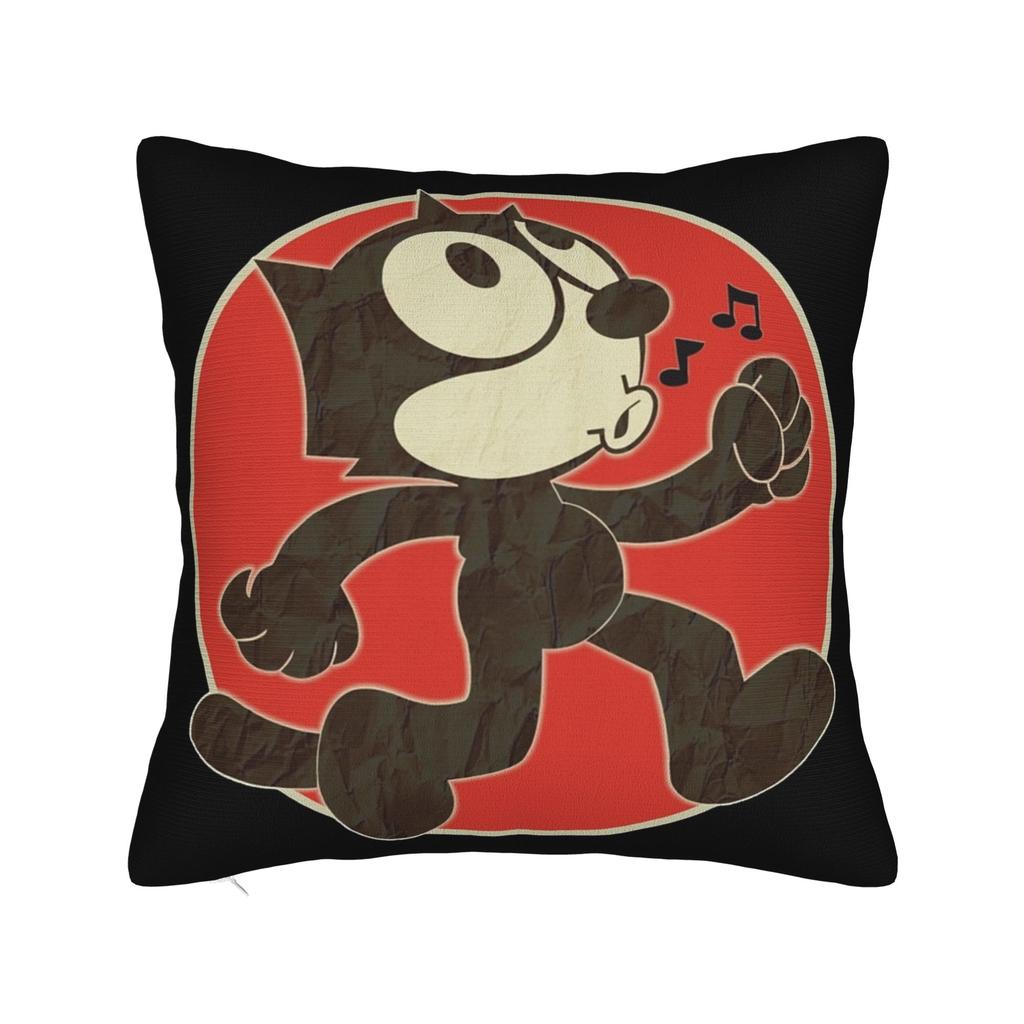 Felix The Cat Skrattande Örngott Merchandise Mjuk Kuddfodral Dekoration Kuddfodral Hem Flera Storlekar