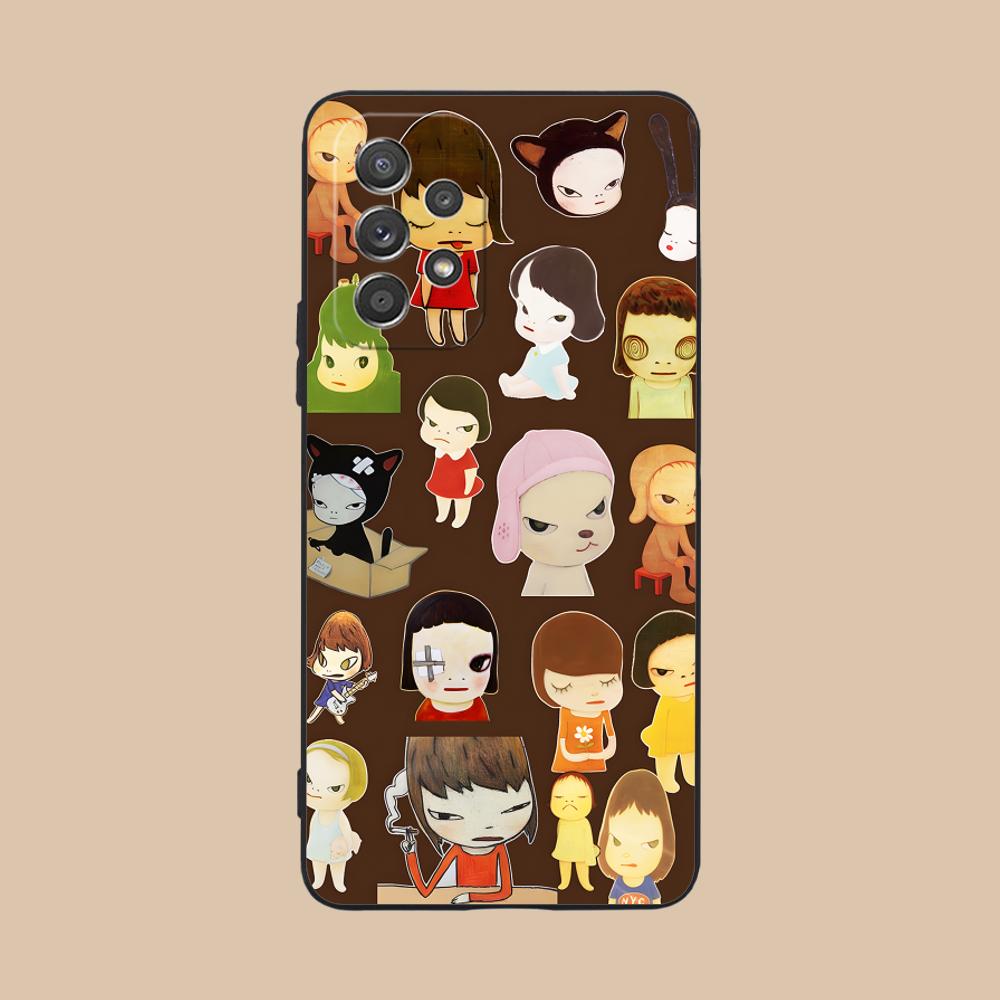 

Anime Yoshitomo Nara Phone Case for Samsung Galaxy M55 54 42 35 34 33 32 23 22 15 14 13 12 F55 5G Colorful Cover Pretty Cover Galaxy F04