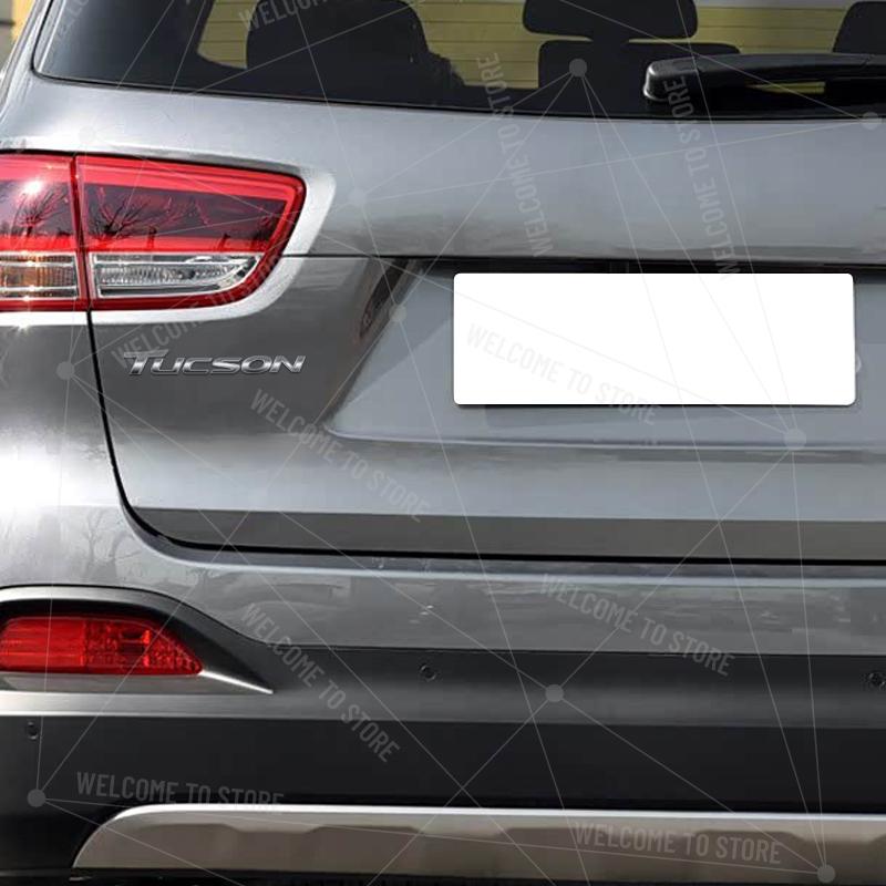 Car Styling For Tucson IX35 4X4 Hybrid N Line Logo Metal 3D Letter Rear Trunk Decals Emblem Badge Decor Accessories