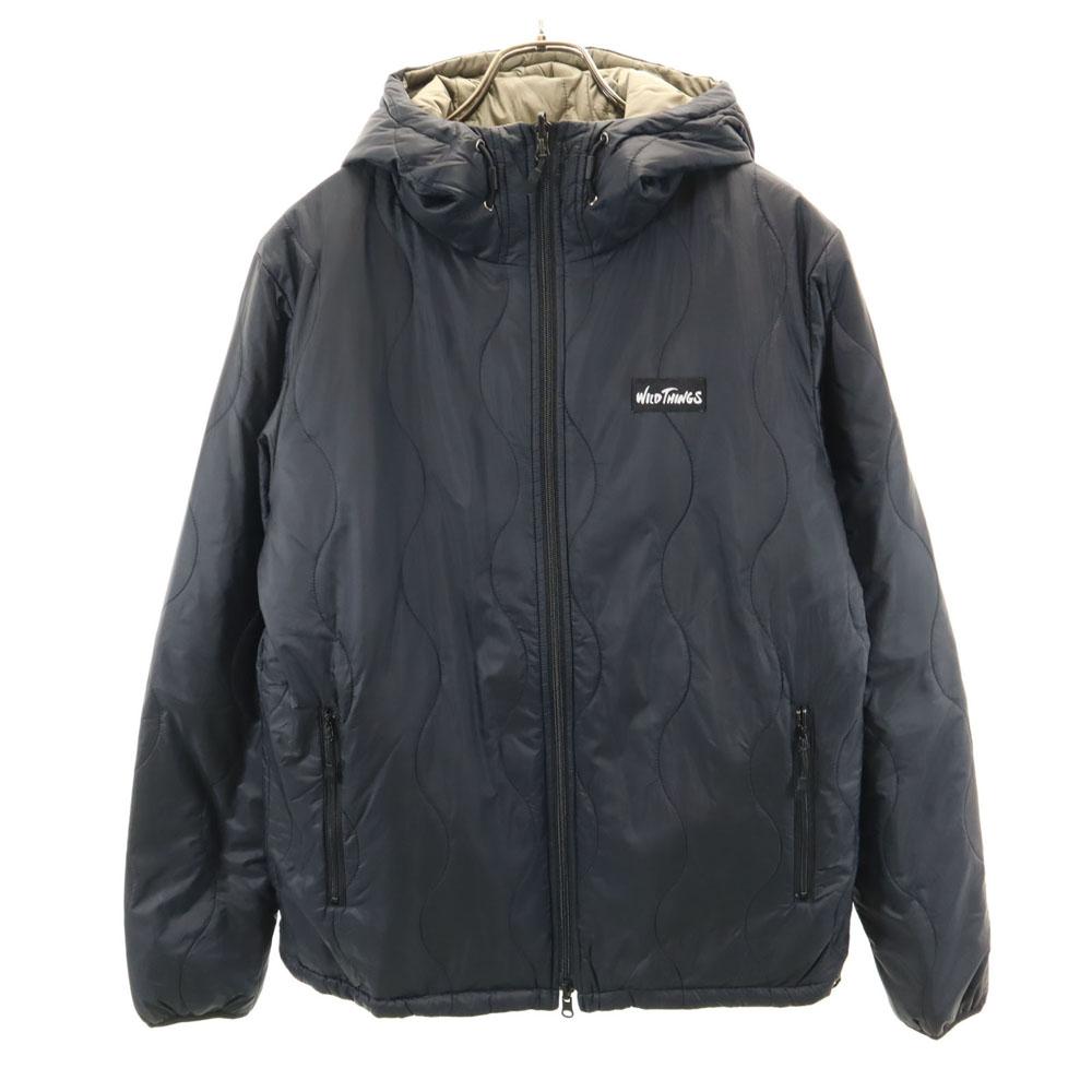 WILDTHINGS reversible Batting jacket L Navy Men's Used