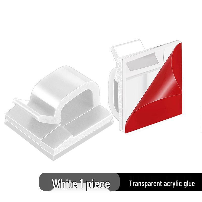 Klip do Organizacji Przewodów i Kabli Sieciowych Kamery Samochodowej na Deskę Rozdzielczą - Zarządzanie Kablami na Biurko