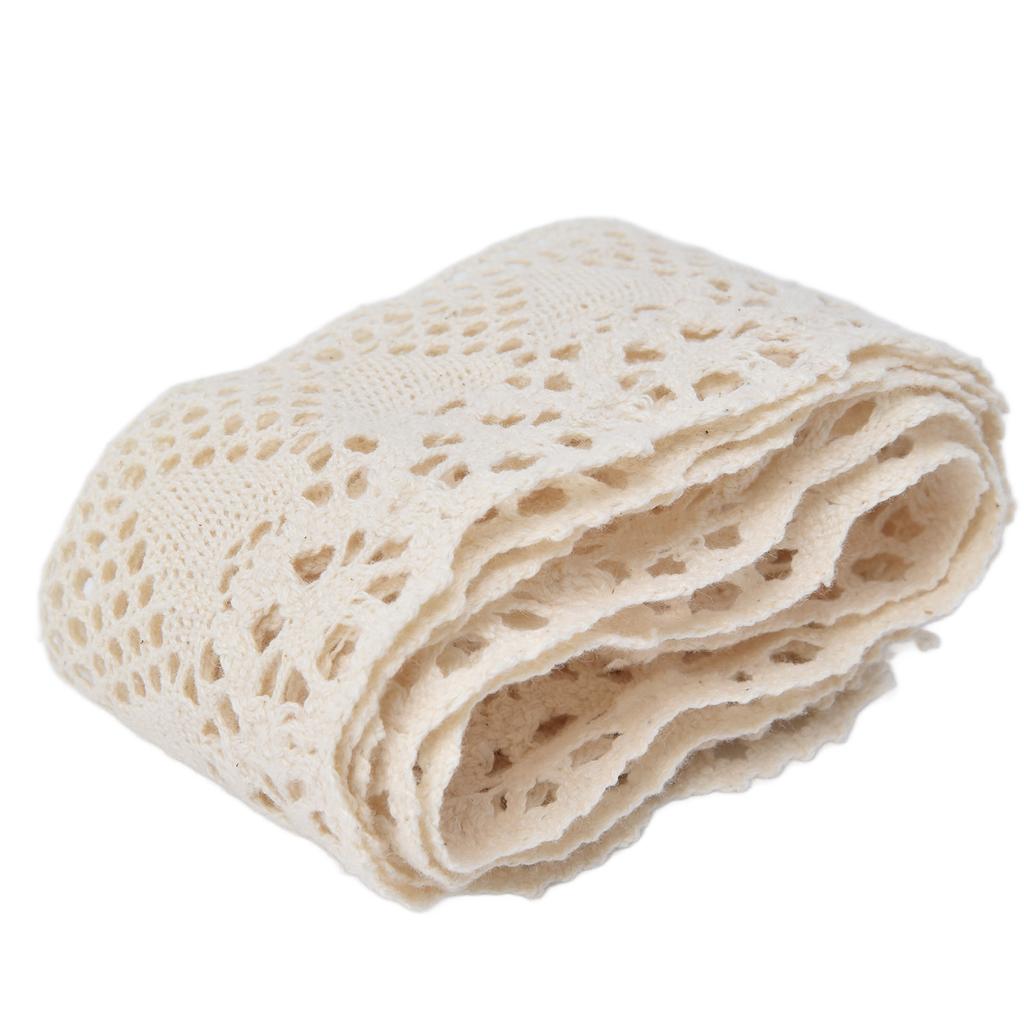 10 Yards Lace Trim DIY Multi Purpose Elegant Soft Skin Friendly Sewing Lace Ribbon Trim for