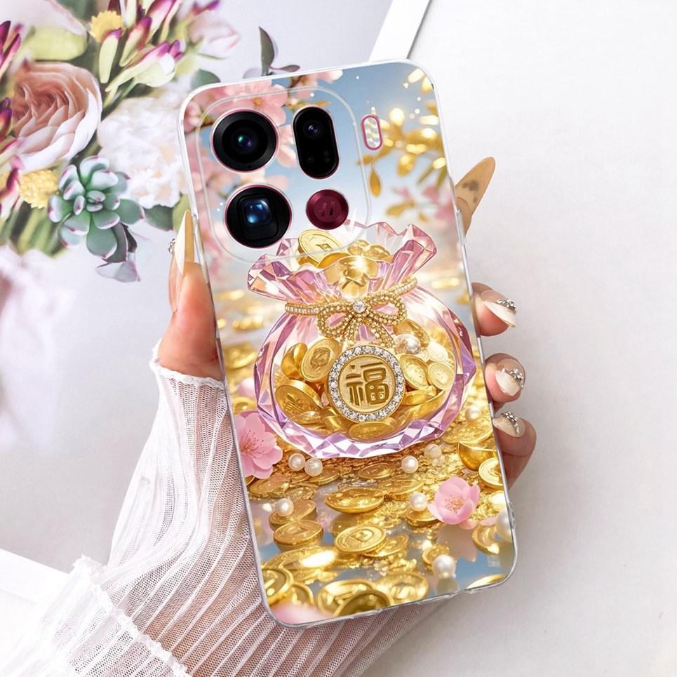 For Oppo Find X9 X9Pro Phone Case On Oppo Find X9 Pro Casing Cool Dragon Lion Tiger Cartoon Back Cover Clear Soft Silicone Coque