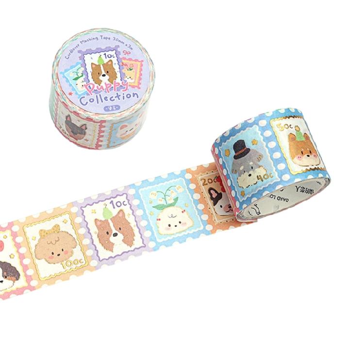 

Scrapbooking Background Tape Animal Decorative Tape Aesthetic Tape for Craft Scrapbooking Photo Frame Journal 3cmX3Meter 1