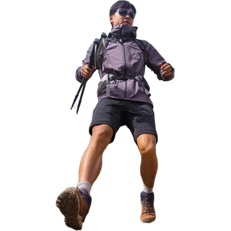 DECATHLON MH500 Fashion Casual Waterproof Windproof Breathable Jacket Men's Purple