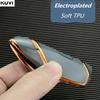 Fashion Tpu Car Remote Key Case Cover Shell Fob For Vw Volkswagen Golf 8  Skoda Octavia A8  Seat Leon Mk4 Accessories