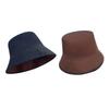 Japanese Double-Sided Denim Fisherman Hat Children'S Spring And Summer Sun Hat Versatile Washbasin Hat