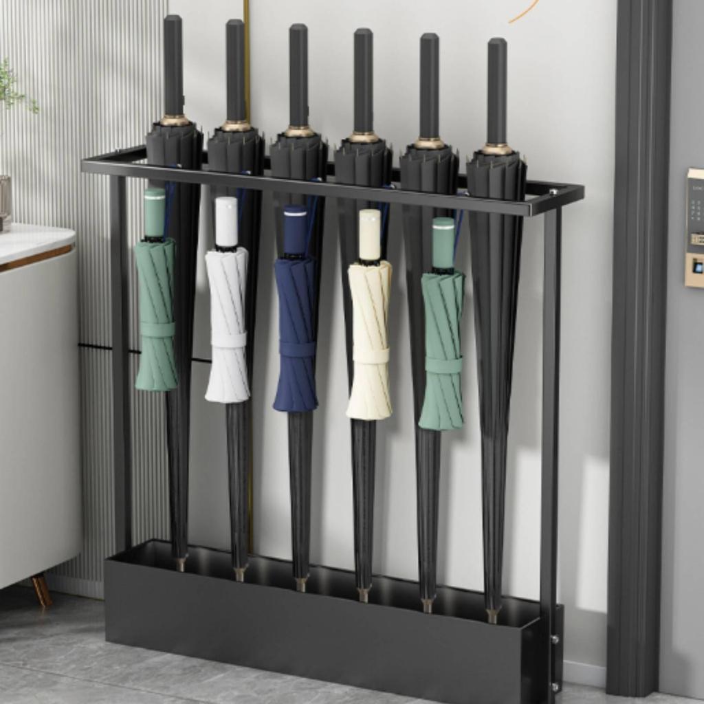Racket Storage Rack Floor-Standing Stand Narrow for Home Gym, Entryway