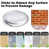 Door Knob Wall Shield Clear Soft Rubber Door Stopper Door Handle Bumper Mute Stickers Wall Protector Muffler Pad Protective Plug