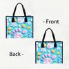  Cute Floral Paw Print Casual Tote Bag
