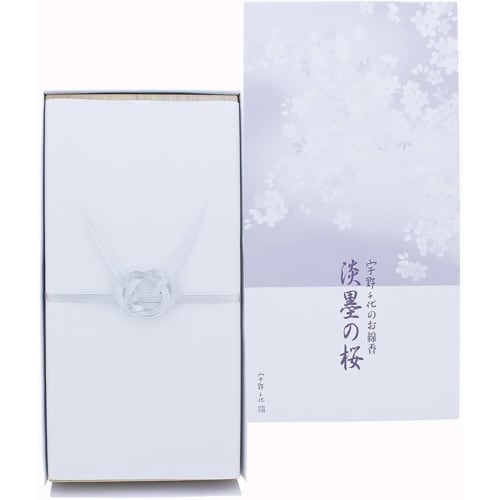 [.co.jp Exclusive] Uno Chiyo's Light Ink Cherry Blossom Incense, Paulownia Wood Box, 6 Boxes, Pre-Wrapped, Nippon Kodo, Made in Japan, Cherry Blossom