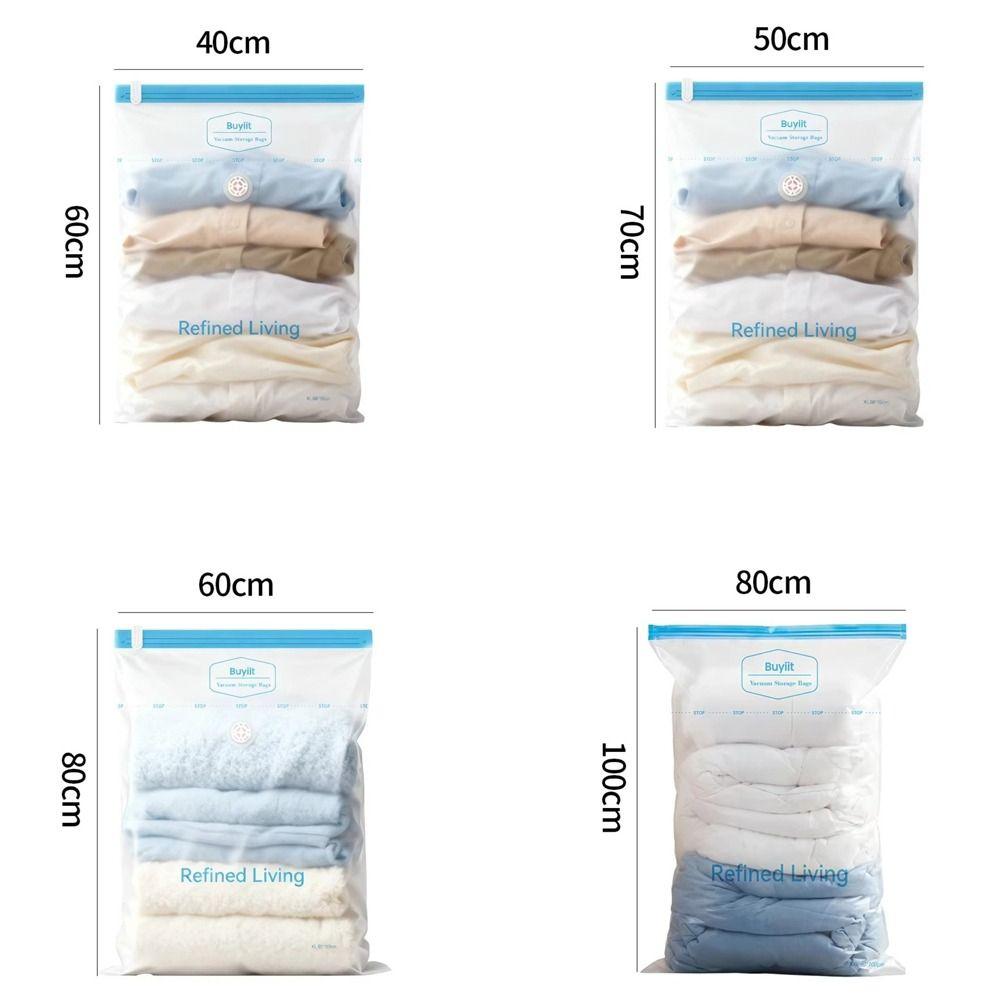 Large Capacity Vacuum Storage Bag Dust-proof Clothes Blankets Organizer  Travel Accessories