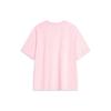 Li Ning Sports Life Kollektion Oversize-Ärmel T-Shirt Damen Ying Pink AHST488-6