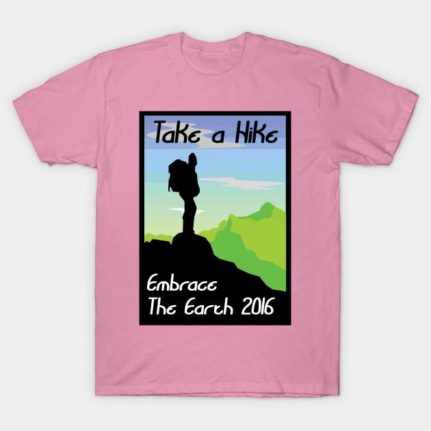 T Shirt Women Earth Day 2016 Take A Hike Harajuku Print Kawaii Tshirt Summer Short Sleeve Female T-Shirt Top Tee