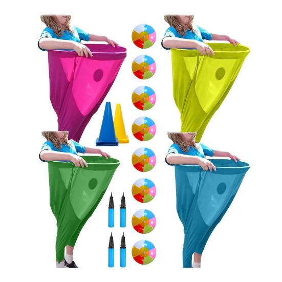 Grandma Garden Balls Game Set Giant Pants And Marker Cones Fun