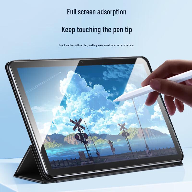 Kalaiao HD Anti-Fingerprint Tempered Glass Screen Protector for Apple iPad