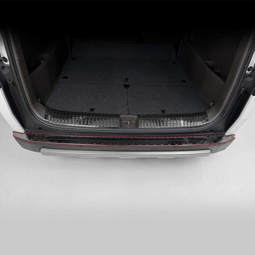2PCS Car Interior Trim Inner Door Sill Guard Threshold Trim Decorative Stainless Steel Material For KIA PV5 2025-2026 LHD/RHD