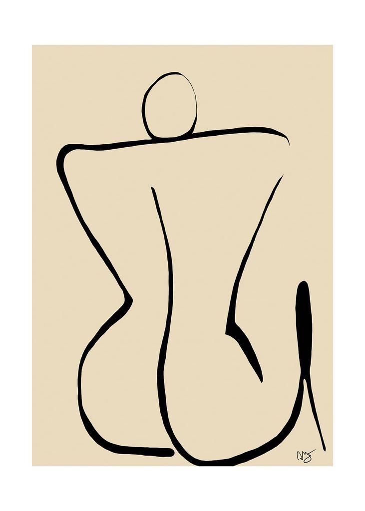 THE POSTER CLUB Silhouette Anna Morner 50×70cm