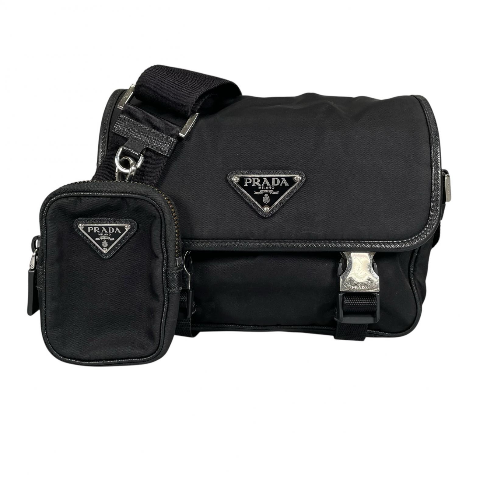 

PRADA Re-Nylon 2VD034 Сумка через плече чорна Жіноча вживана