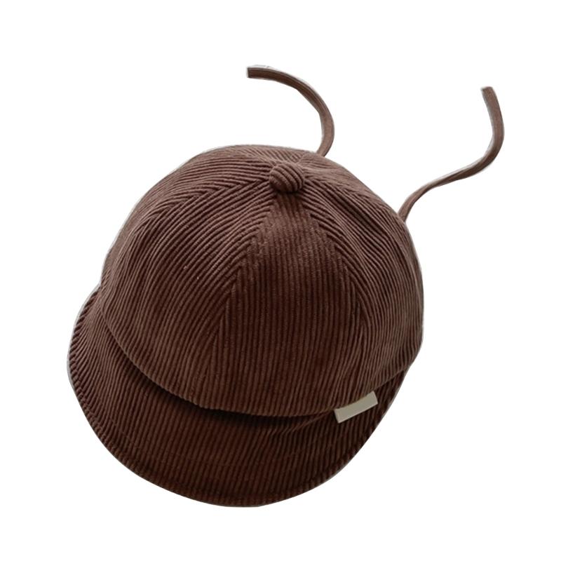 

Soft Brim Baby Baseball Hat Kids Sun Cap Japanese Style Children Casquette for Infant Toddler Cotton Hat Sun Visors Cap коричневый