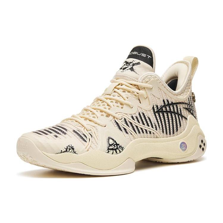 Anta Shock Wave 4 Pro Cushioning Slip Resistant Abrasion Resistant Low top Basketball Shoes Men's 112241111-2