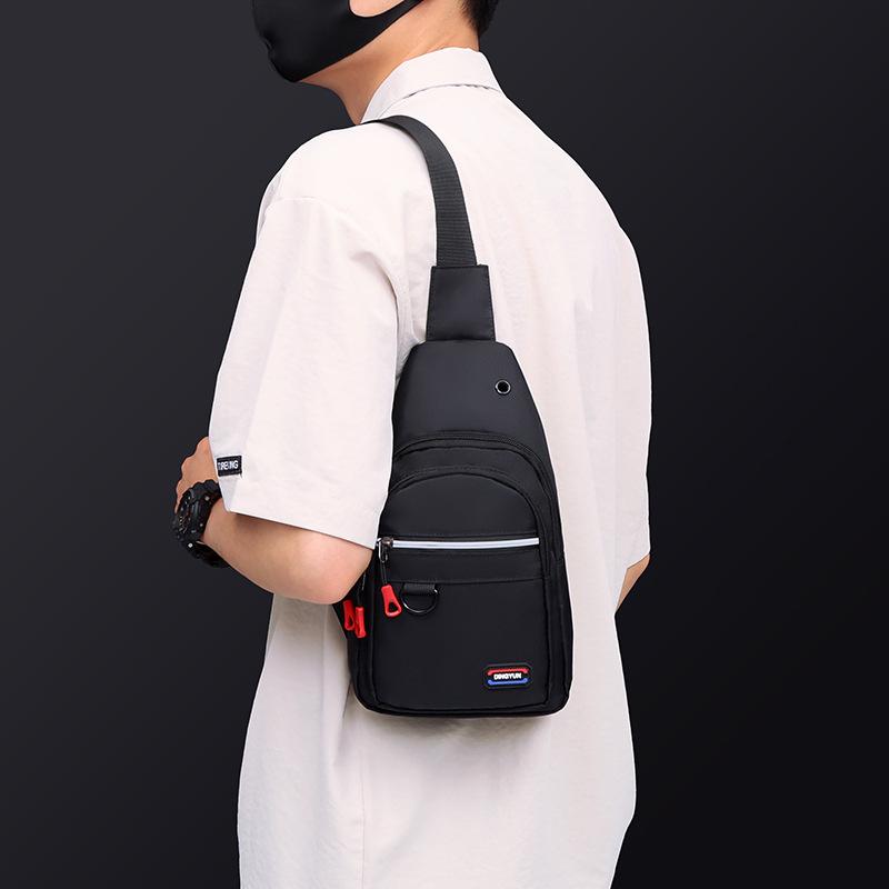 Unisex Chest Bag Simple Storage Bag Lightweight Travel Small Backpack Crossbody Bag Fashion Casual Single Should Bags