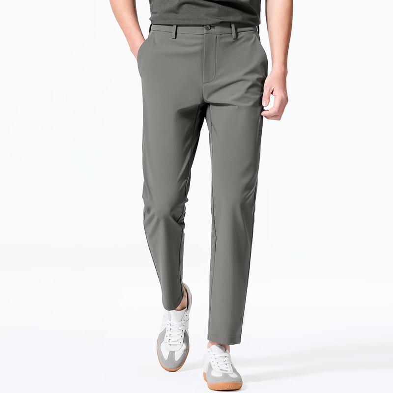 Zhuangji Herren Vier-Wege-Stretch Leichte Business Casual Hose