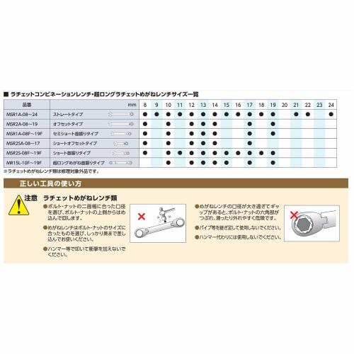 Kyoto Tool (KTC) Ultra Long Ratchet Box Screws MR15L-12F MT15L-12F