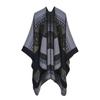 Women's Ethnic Shawl: Northwest Travel Cape, Thick Warm Scarf Cloak