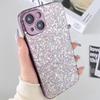 iPhone 16 Glitter Electroplated Phone Case - Premium Feel & Drop Protection for 13 Pro Max, 14, & 15
