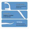 Portable Disposable High-Elasticity Dental Floss Picks for Oral Care