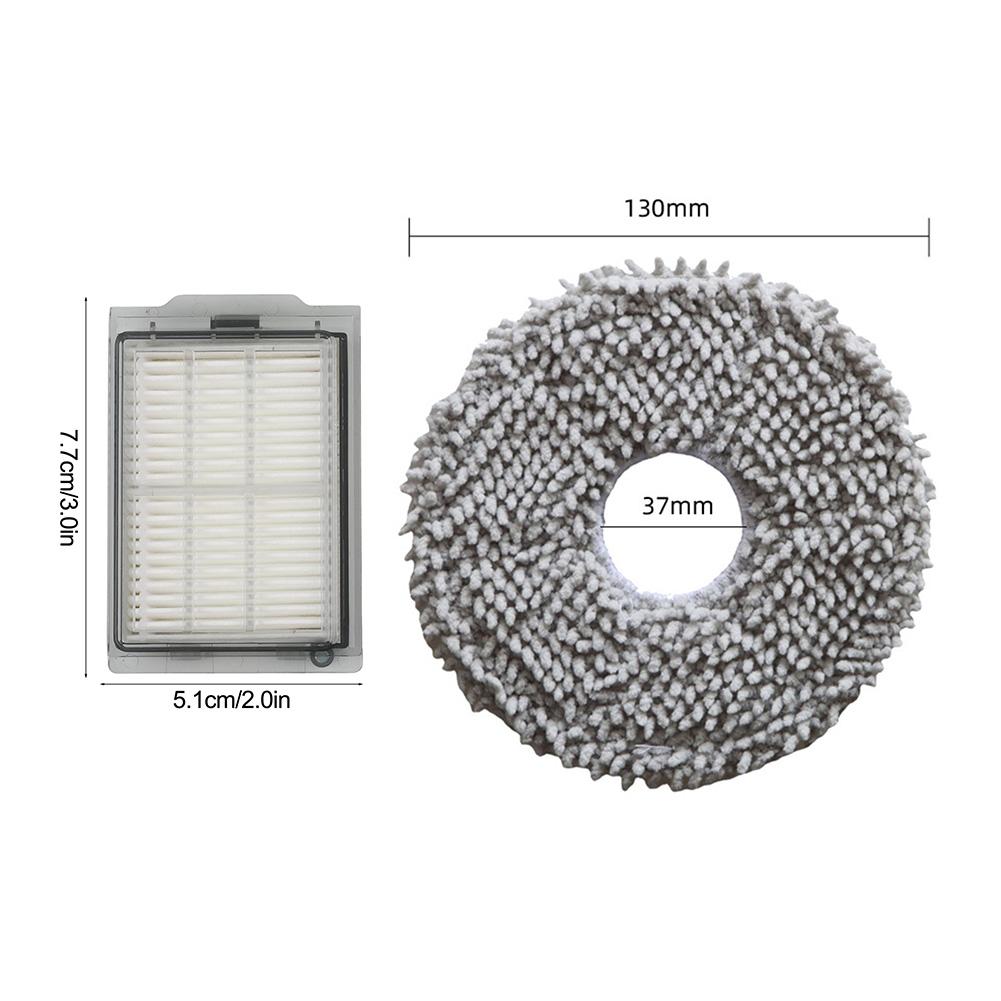 For Polaris PVCRAC 7790 For IQ Home  Side Brush HEPA Filter Mop Pads Parts Cleaning Tools Home Appliance Parts