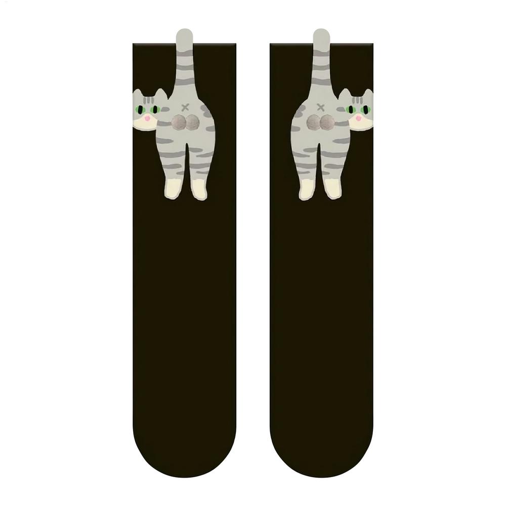 

Cat Lover Socks Funny Cat Crew Socks With Balls Women s Fashion Cartoon Socks Lovely Cat Crew Socks For Ladies female One Size
