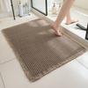 Super Absorbent Bathroom Carpet Non-Slip Floor Mat Thicker Linen Woven Bath Mat  Living Room